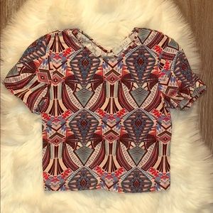 🪬Wayf Multi-Color Crop Top